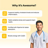 Pharmeasy Coenzyme Q10 (Coq10) 200Mg With Piperine - For Heart Health Bottle Of 60 Capsules