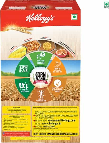 Kellogg's Strawberry Corn Flakes 575G Box
