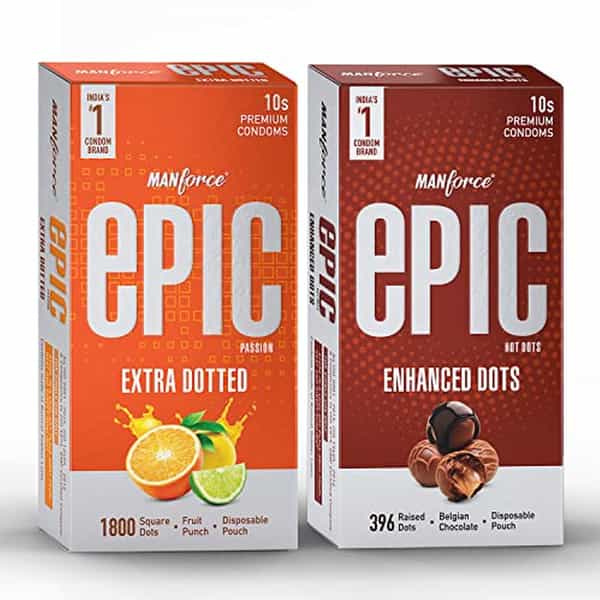 Manforce Epic Passion And Hot Dots 10S(Pack Of 2)