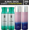 Ajmal 2 Raindrops Femme For Women And 2 Persuade For Unisex Deodorants Each 200Ml Combo Pack Of 4