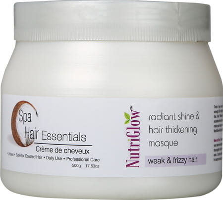 Nutriglow Hair Spa For Dry And Damaged Hair Enriched Aloe Vera Sweet Almond & Tea Tree Oil 500 Gm