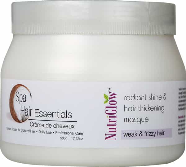 Nutriglow Hair Spa For Dry And Damaged Hair Enriched Aloe Vera Sweet Almond & Tea Tree Oil 500 Gm