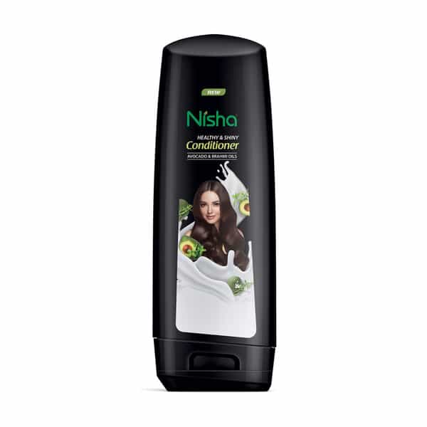 Nisha Healthy & Shiny Conditioner 180Ml | With Avocado & Brahmi Oils | For Healthy Strong Hair
