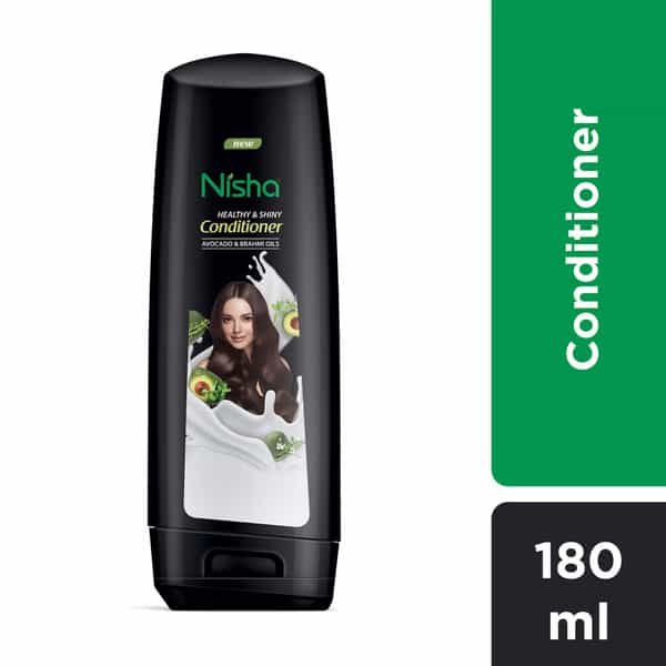 Nisha Healthy & Shiny Conditioner 180Ml | With Avocado & Brahmi Oils | For Healthy Strong Hair