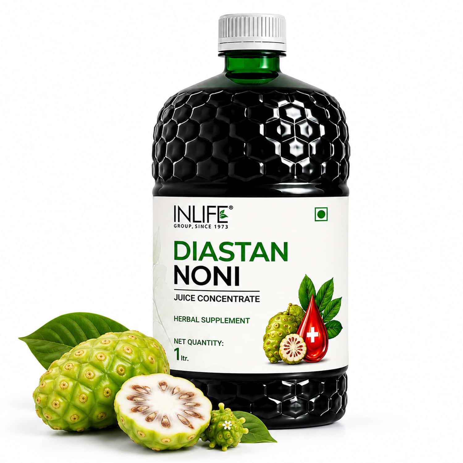 Inlife Diastan Noni For Diabetic Care Juice Concentrate Gymnema And Other Powerful Herbs - 1litre