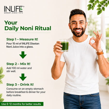 Inlife Diastan Noni For Diabetic Care Juice Concentrate Gymnema And Other Powerful Herbs - 1Litre