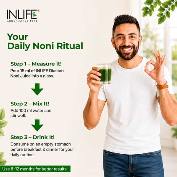 Inlife Diastan Noni For Diabetic Care Juice Concentrate Gymnema And Other Powerful Herbs - 1Litre