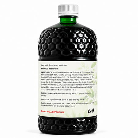 Inlife Diastan Noni For Diabetic Care Juice Concentrate Gymnema And Other Powerful Herbs - 1Litre