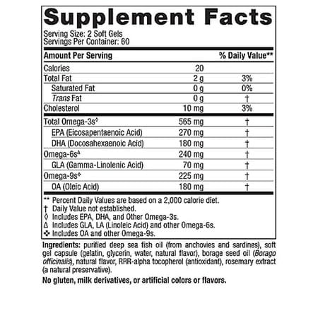 Nordic Naturals Complete Omega 3 Fish Oil 565 Mg Omega 3 Fish Oil Epa & Dha Lemon 120 Softgel