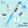K-Life Fdt-101 Flexible Tip Digital Fever Check Thermometer For Kids Adults & Babies (White Blue)