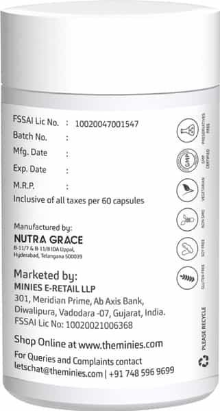 Minies Naturals Multivitamins For Women Vegan Capsules