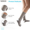 Vissco Diabetic Socks |Comfortable To Minimize Pressure On Legs And Feet (Grey)