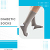 Vissco Diabetic Socks |Comfortable To Minimize Pressure On Legs And Feet (Grey)