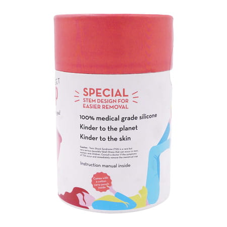 Plush 100% Reusable Menstrual Cup For Women With Cotton Pouch | Size Extra Small