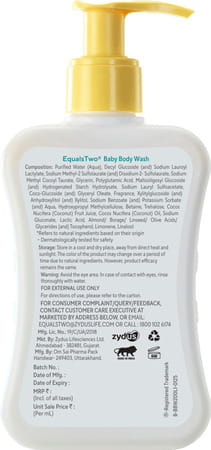 Equalstwo Two-In-One Baby Body Wash 200 Ml