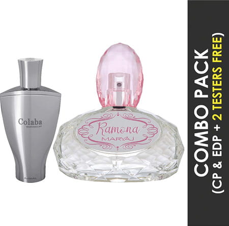 Ajmal Colaba Mukhallat Cp Alcohol-Free Attar 14ml For Unisex And Maryaj Ramona Edp 100ml For Women