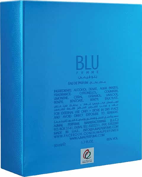 Ajmal Blu Femme Edp 50Ml Perfume For Women And Wisal Dhahab Edp 50Ml Perfume For Men