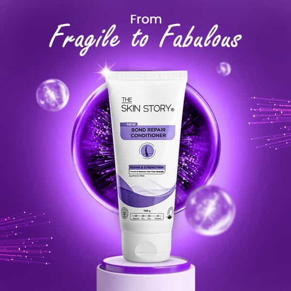 The Skin Story Bond Repair Conditioner Repairs Strenghtens Hair Controls Frizz 100 Gm