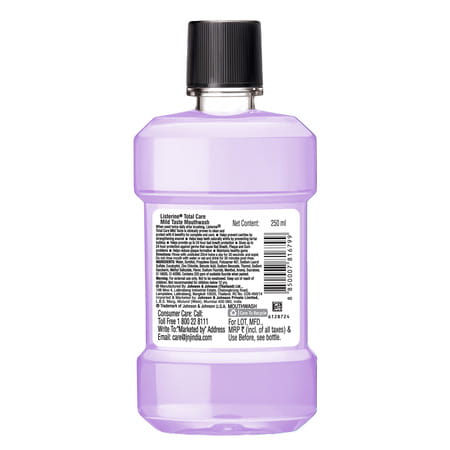 Listerine Total Care Mild Taste Bottle Of 250ml Mouth Wash