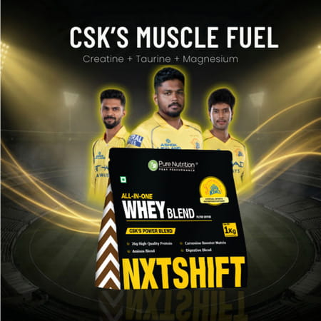Pure Nutrition Nxtshift Whey Blend Filter Coffee | 26G Protein Multi-Source Formula 1 Kg