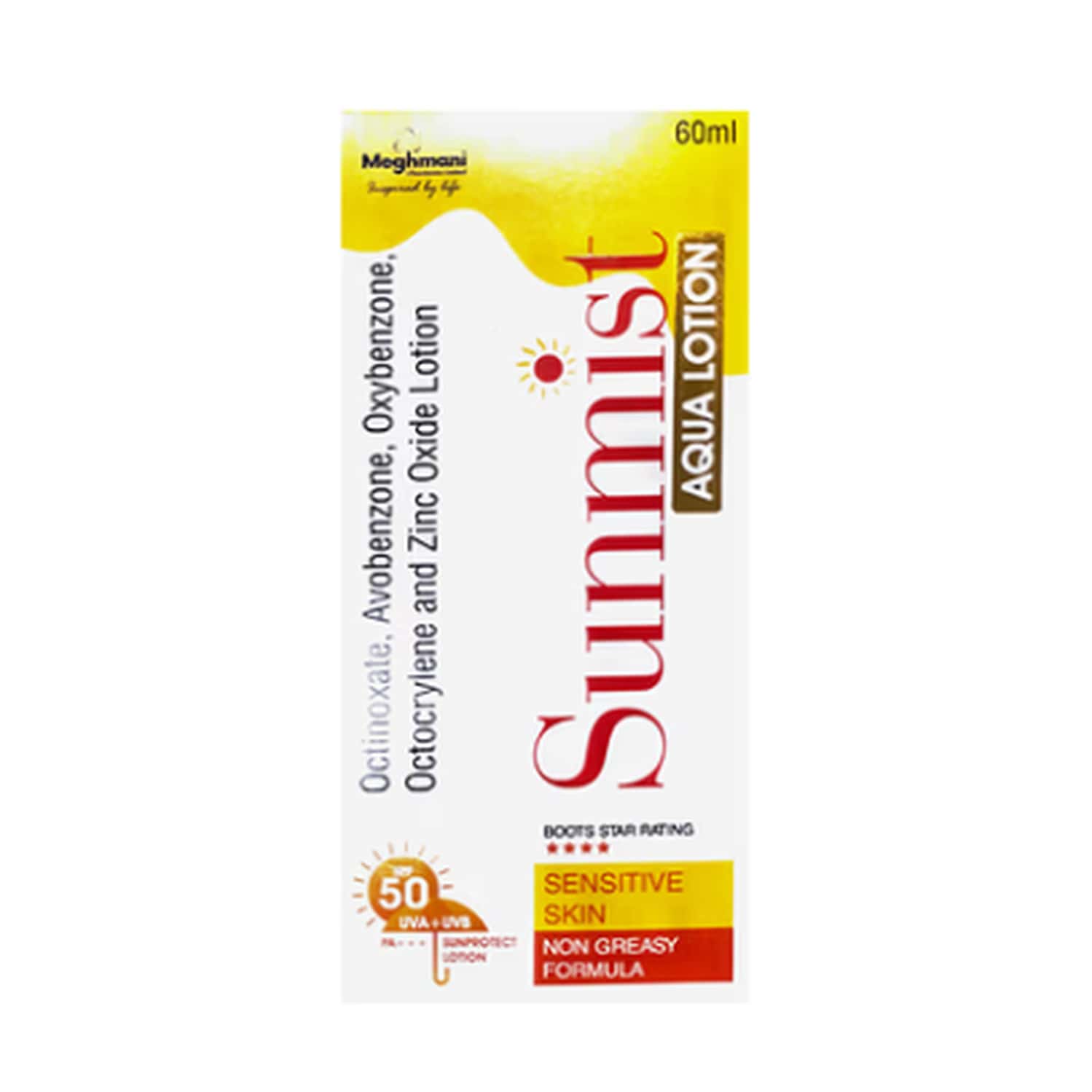 Meghmani Sunmist Aqua Lotion