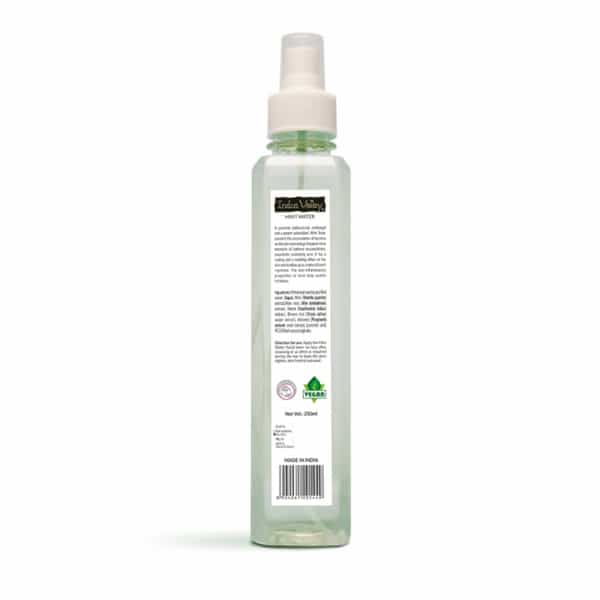 Indus Valley Natural Mint Water Facial Toner - Chemical Free - 250 Ml