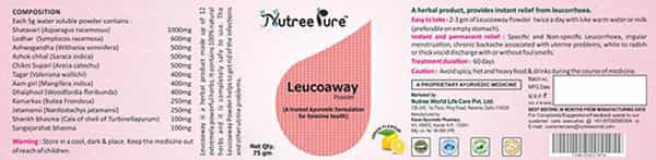 Nutree Pure Leucoaway Powder 75 G