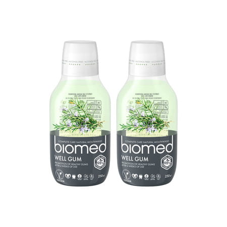 Biomed Completecare Well Gum Fluoride Free Mouthwash - 250ml (pack Of 2) | Clear