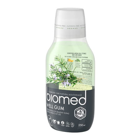 Biomed Completecare Well Gum Fluoride Free Mouthwash - 250ml (Pack Of 2) | Clear