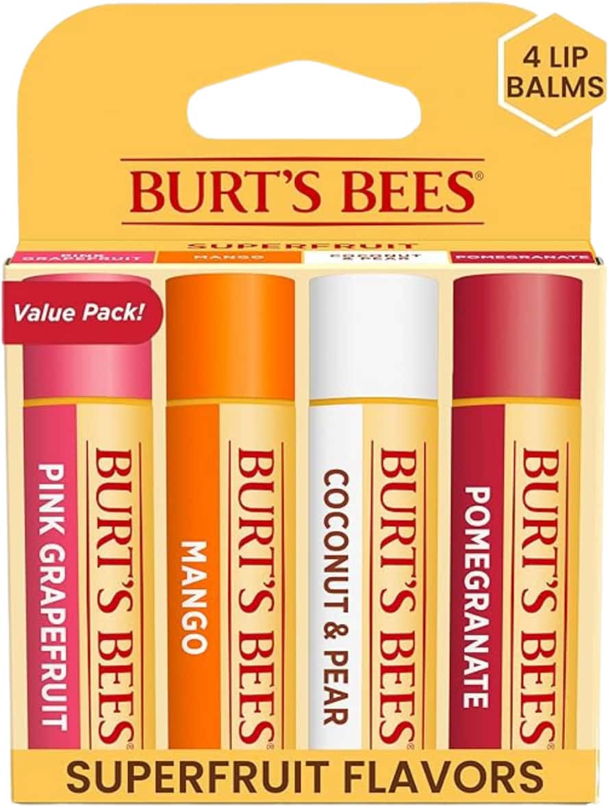 Burt'S Bees Lip Balm | Superfruit | 4.25g | Pack Of 4