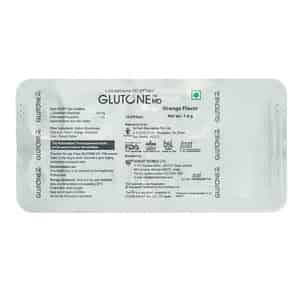 Glutone Md Orange Flavour Strip Of 10 Tablets