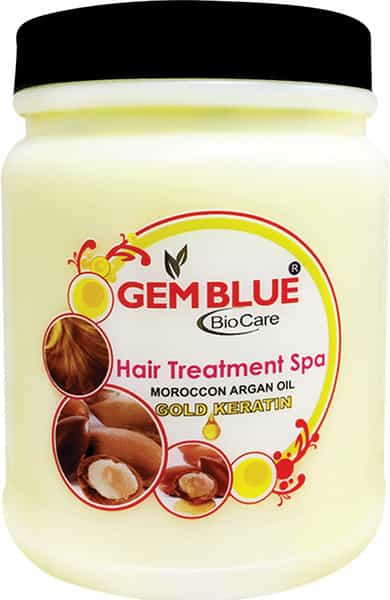 Gemblue Biocare Gold Keratin Hair Treatment Spa 1000Ml