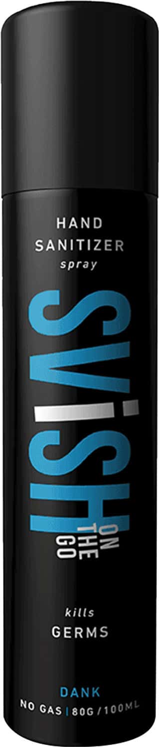 Svish On The Go Dank Hand Sanitizer Spray (100 Ml) | 70% Alcohol | No Gas Pack Of 1