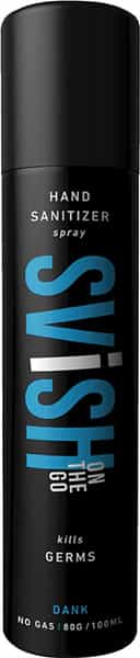Svish On The Go Dank Hand Sanitizer Spray (100 Ml) | 70% Alcohol | No Gas Pack Of 1