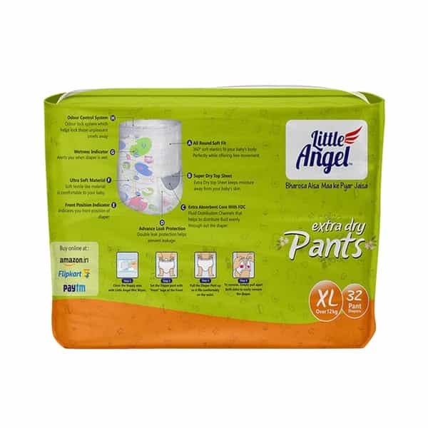 Little Angel Baby Pull Ups X Large Diapers 32