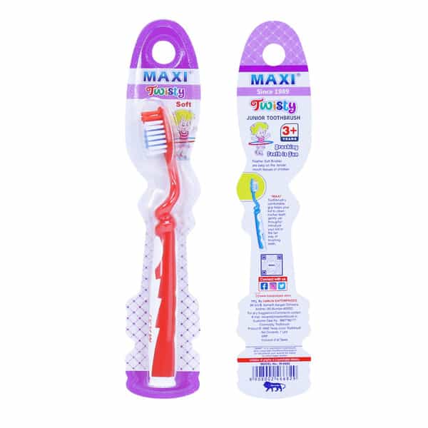 Maxi Twisty Junior Toothbrush (Pack Of 6)