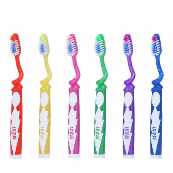 Maxi Twisty Junior Toothbrush (Pack Of 6)