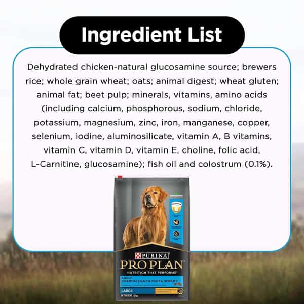 Purina Pro Plan Adult Dog Food For Large Breed Dogs-15Kg | Bag