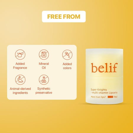 Belif Superknight Multi Vitamin Lipcerin Korean Lip Mask Scrub &Glowybalmwithceramide&Peptide(15ml)