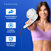 Medtech Manipol Electric Handheld Body Massager 4 Heads Adjustable Speed Massager For Back Foot Leg