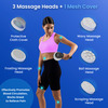 Medtech Manipol Electric Handheld Body Massager 4 Heads Adjustable Speed Massager For Back Foot Leg