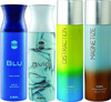 Ajmal Blu Homme | Avid Homme1 Distraction And 1 Magnetize Deodorants Each 200Ml Combo Pack Of 4