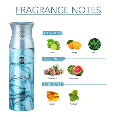 Ajmal Blu Homme | Avid Homme1 Distraction And 1 Magnetize Deodorants Each 200Ml Combo Pack Of 4
