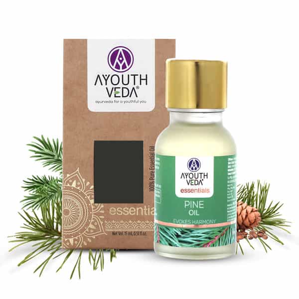 Ayouthveda Pine Essential Oil For Aromatherapy To Relax Mind & Revitalize Body & Spirit 15 Gm