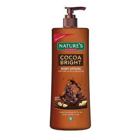 Nature'S Essence Cocoa Bright Body Lotion With Pure Cocoa & Shea Butter | Buttery Soft Skin | 400ml