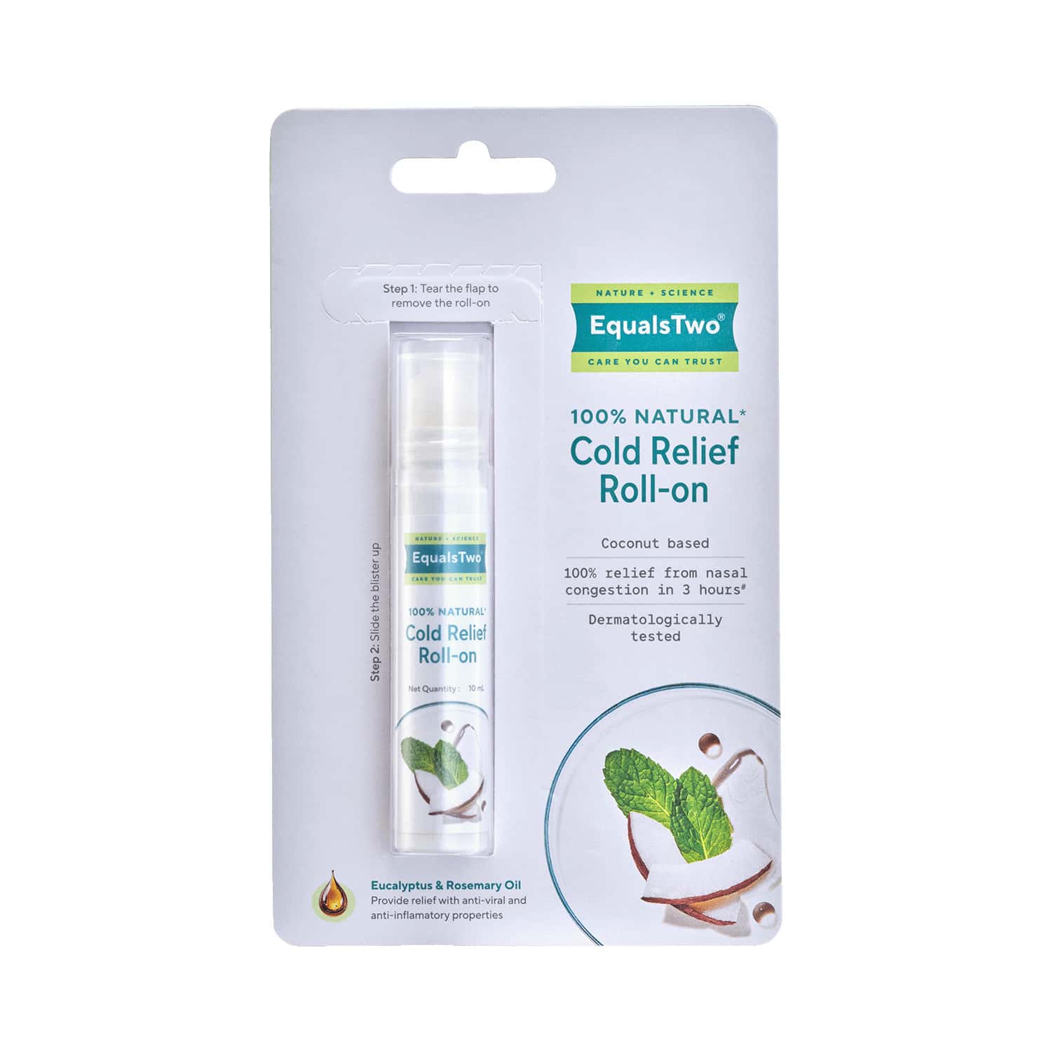 Equalstwo Cold Relief Roll On 10ml