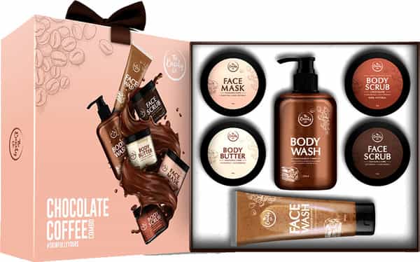 The Beauty Co. Chocolate And Coffee Gift Set (Set Of 6)