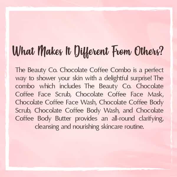 The Beauty Co. Chocolate And Coffee Gift Set (Set Of 6)