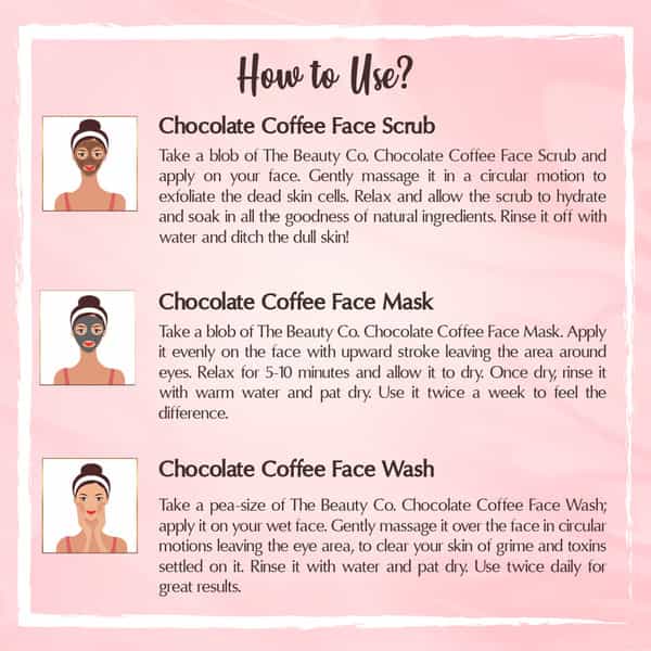 The Beauty Co. Chocolate And Coffee Gift Set (Set Of 6)