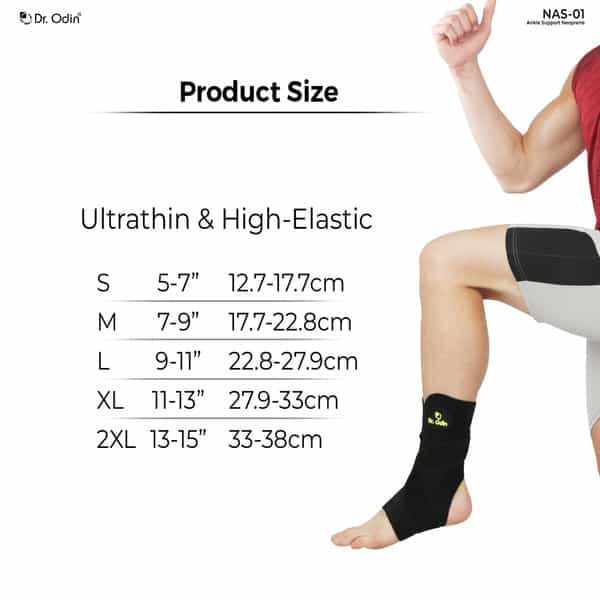 Dr. Odin Neoprene Ankle Support Unparalleled Support | Ankle Stability & Injury Prevention | Medium